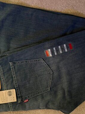 NWT Levi's 527 Slim Bootcut Jeans Men's 34x32 Medium Wash